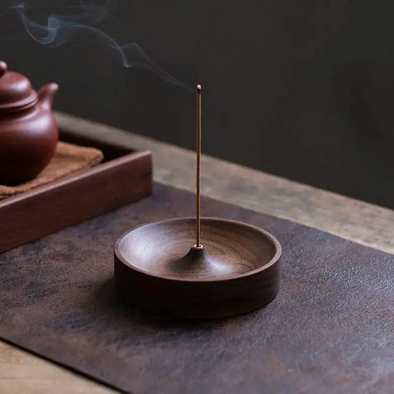 Kuroyashi Walnut Incense Tray eprolo