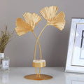 Kuroyashi Golden Ginkgo Leaf Candle Holder eprolo