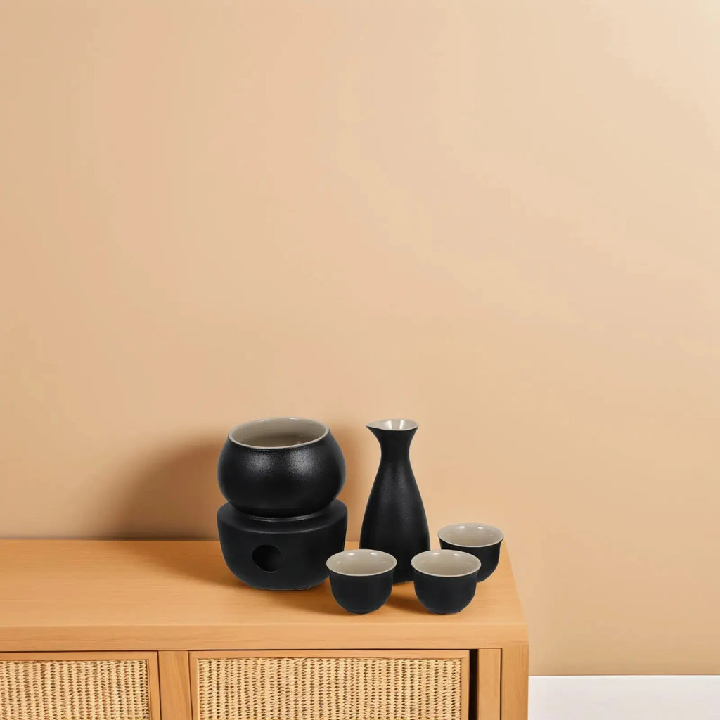 Kuroyashi Ceramic Tea Warming Set eprolo
