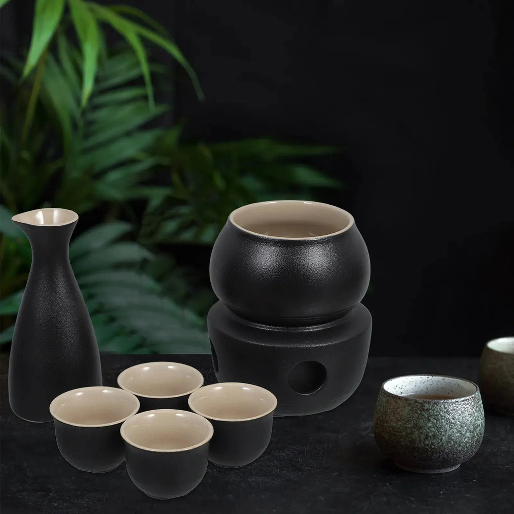 Kuroyashi Ceramic Tea Warming Set eprolo