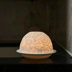 Kuroyashi Floral Porcelain Candle Holder eprolo