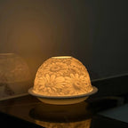 Kuroyashi Floral Porcelain Candle Holder eprolo