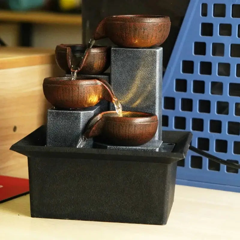 Kuroyashi Flowing Pots Fountain eprolo