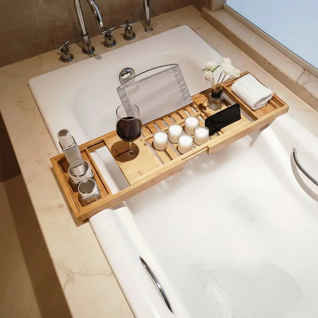 Kuroyashi Bamboo Bath Caddy eprolo