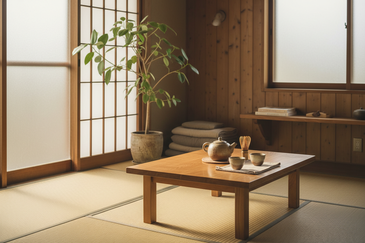 Authentic zen living space