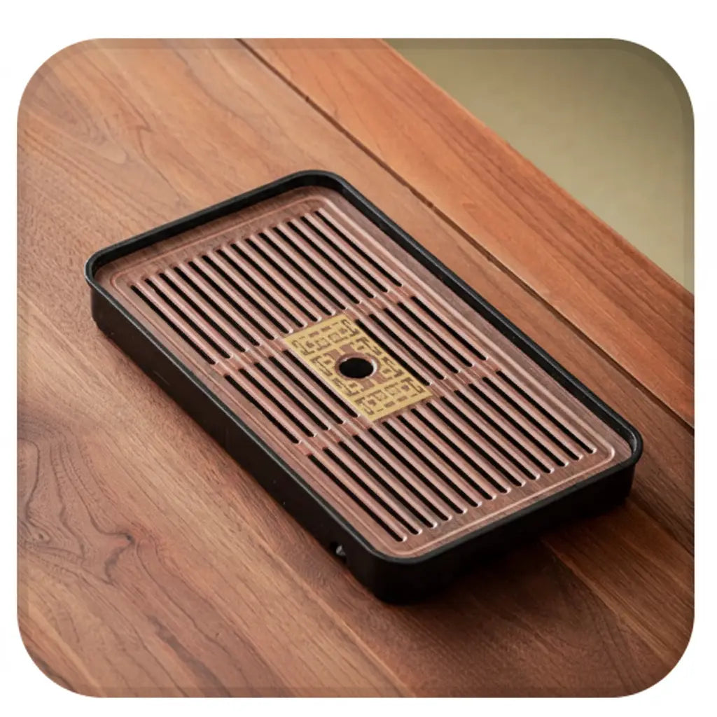 Kuroyashi Compact Wood Tea Tray eprolo