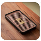 Kuroyashi Compact Wood Tea Tray eprolo