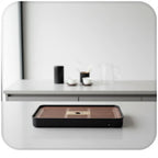 Kuroyashi Compact Wood Tea Tray eprolo