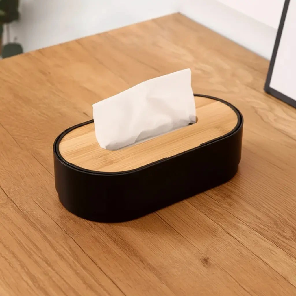 Kuroyashi Bamboo Tissue Box Holder eprolo