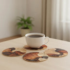 Kuroyashi Wooden Coaster Set (6 Pack) eprolo